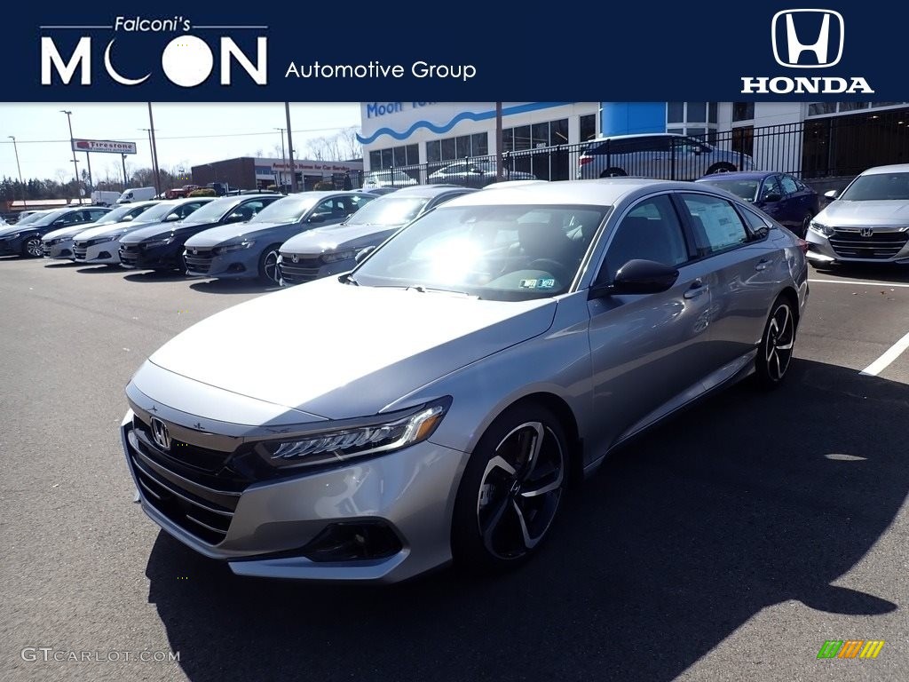 2021 Lunar Silver Metallic Honda Accord Sport SE 141450974 Photo 13