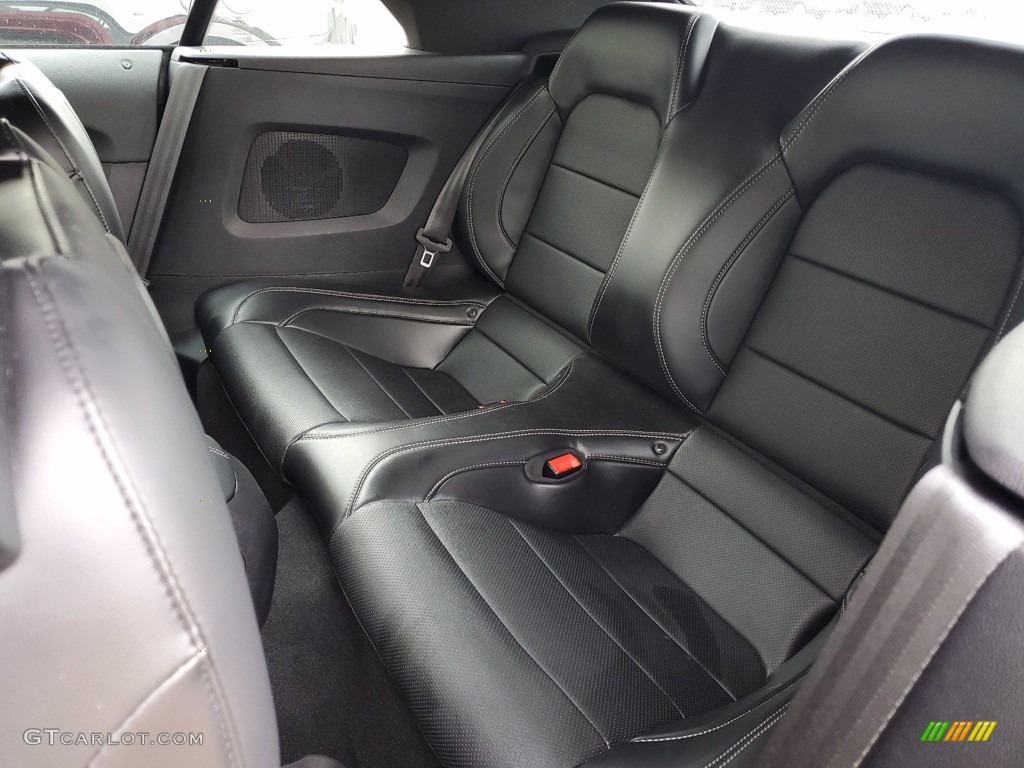 Ebony Interior 2019 Ford Mustang GT Premium Convertible Photo #141455324