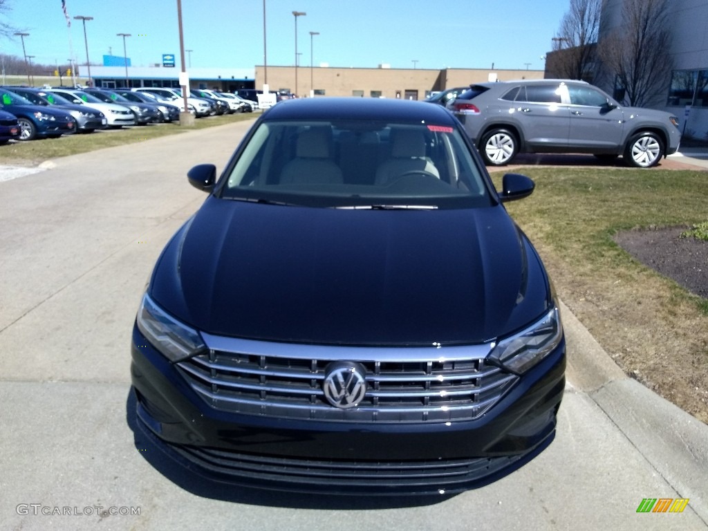 2021 Jetta S - Black Uni / Storm Gray/Black photo #2