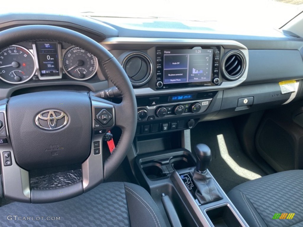 2021 Tacoma SR5 Double Cab 4x4 - Cement / Black photo #3