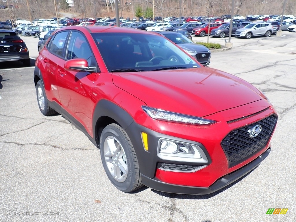 2021 Kona SE AWD - Pulse Red / Black photo #3