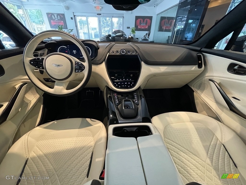 White/Black Interior 2021 Aston Martin DBX AWD Photo #141456107