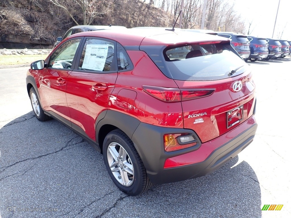 2021 Kona SE AWD - Pulse Red / Black photo #6