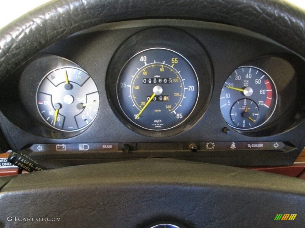 1980 Mercedes-Benz SL Class 450 SL Roadster Gauges Photo #141456188