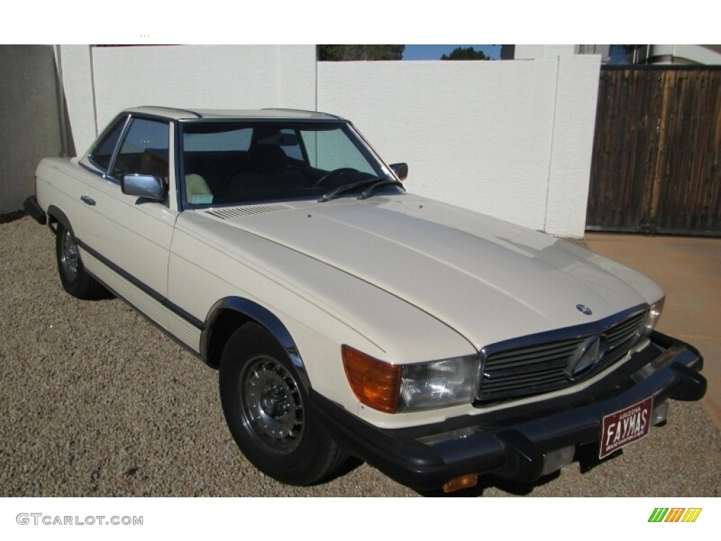 1980 SL Class 450 SL Roadster - Light Ivory / Tobacco photo #7