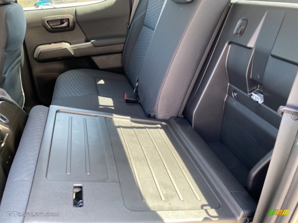 Black Interior 2021 Toyota Tacoma SR5 Double Cab 4x4 Photo #141456500