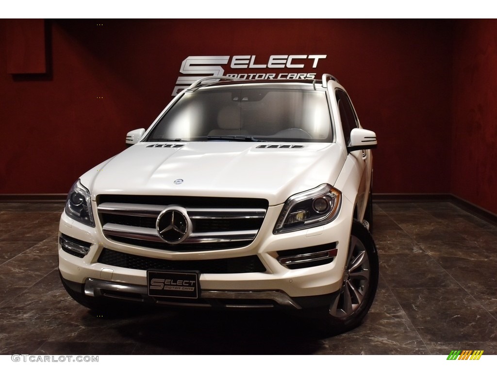 2014 GL 350 BlueTEC 4Matic - Diamond White Metallic / designo Porcelain photo #1