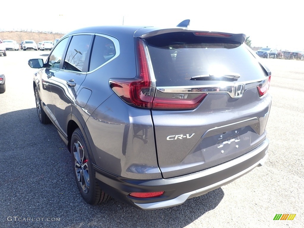 2021 CR-V EX AWD - Modern Steel Metallic / Black photo #4