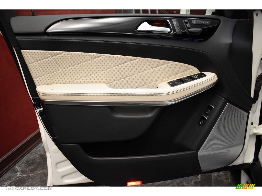 2014 Mercedes-Benz GL 350 BlueTEC 4Matic designo Porcelain Door Panel Photo #141457019