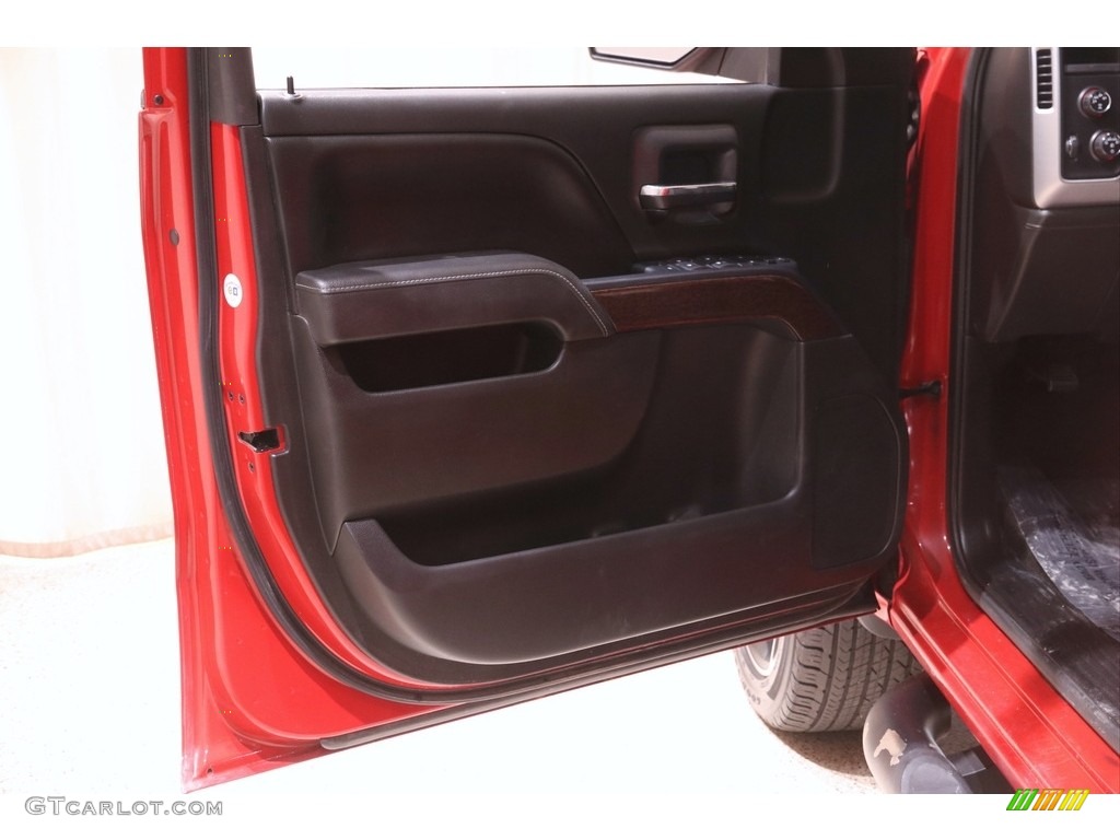 2015 Sierra 1500 SLE Double Cab 4x4 - Fire Red / Jet Black photo #4