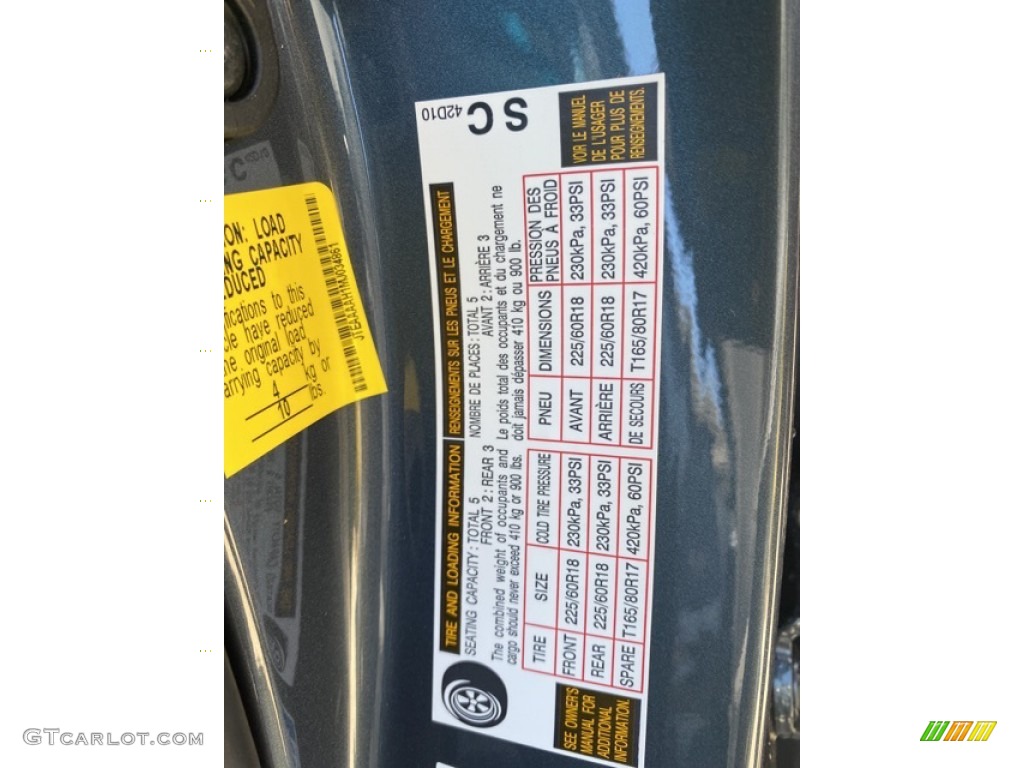 2021 Venza Hybrid LE AWD - Coastal Gray Metallic / Black photo #32
