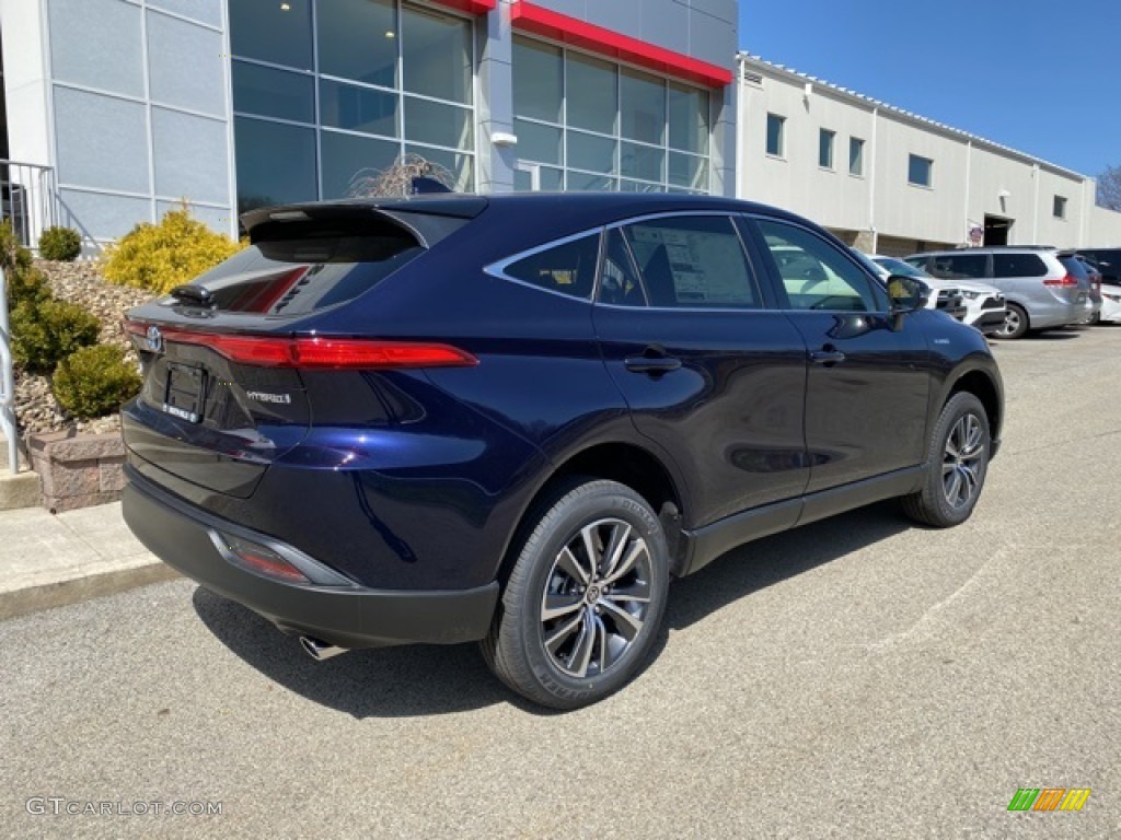 2021 Venza Hybrid LE AWD - Blueprint / Black photo #13