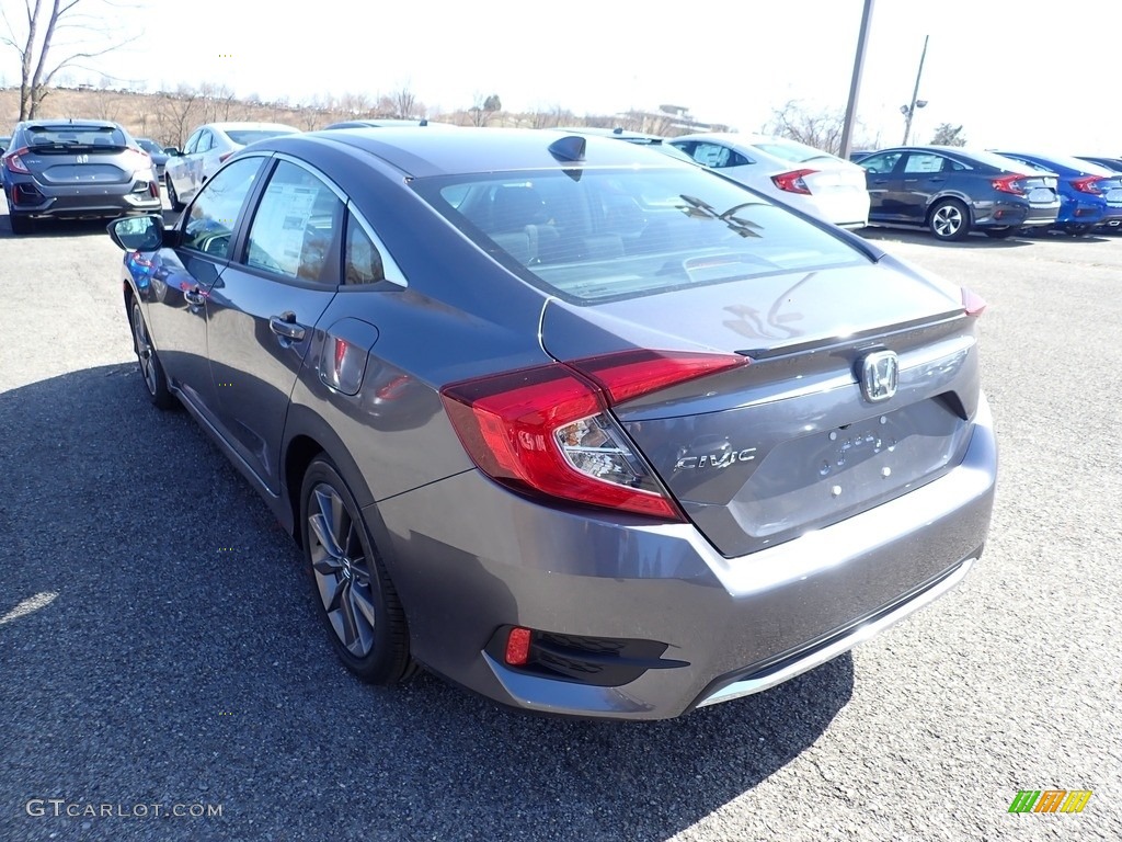 2021 Civic EX Sedan - Modern Steel Metallic / Black photo #2