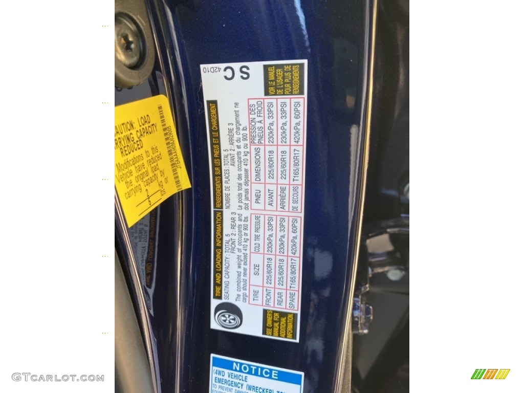 2021 Venza Hybrid LE AWD - Blueprint / Black photo #31
