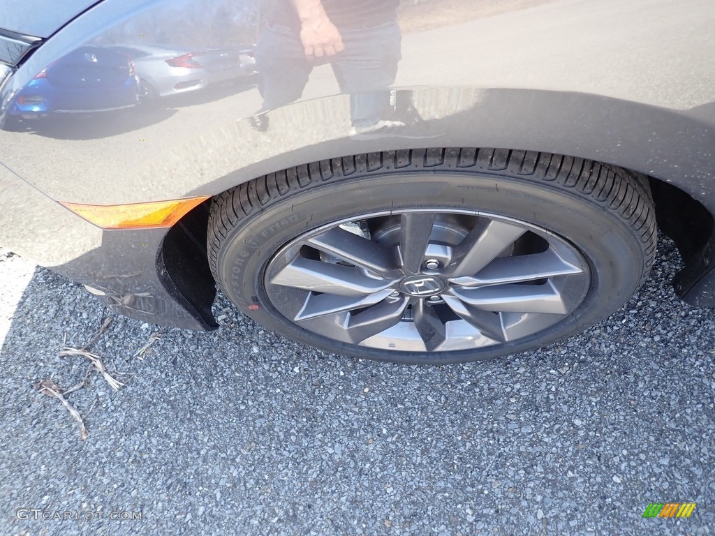 2021 Civic EX Sedan - Modern Steel Metallic / Black photo #7