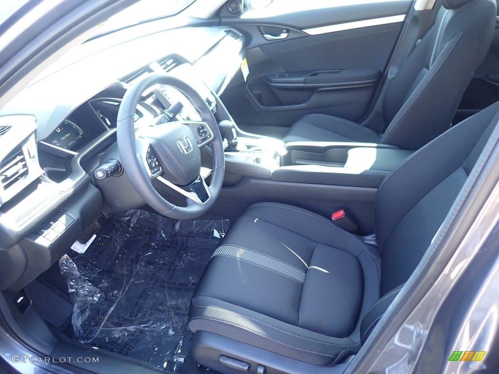 2021 Civic EX Sedan - Modern Steel Metallic / Black photo #8