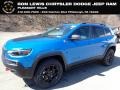 Hydro Blue Pearl 2021 Jeep Cherokee Traihawk 4x4