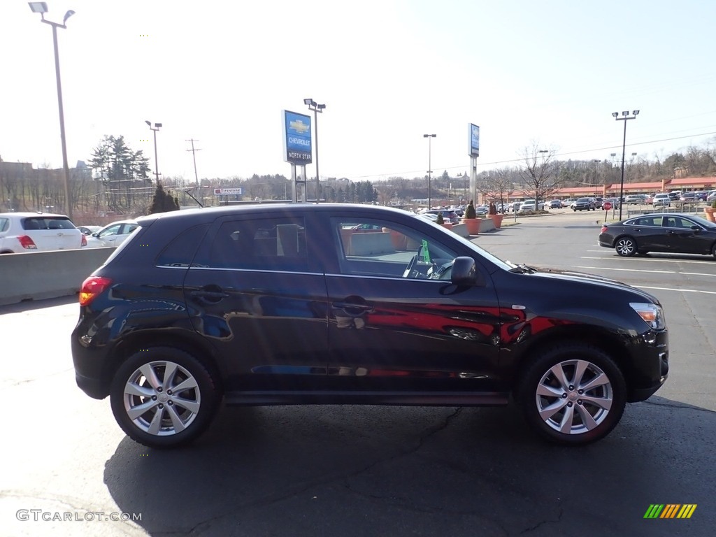 2014 Outlander Sport SE AWD - Labrador Black Pearl / Black photo #10