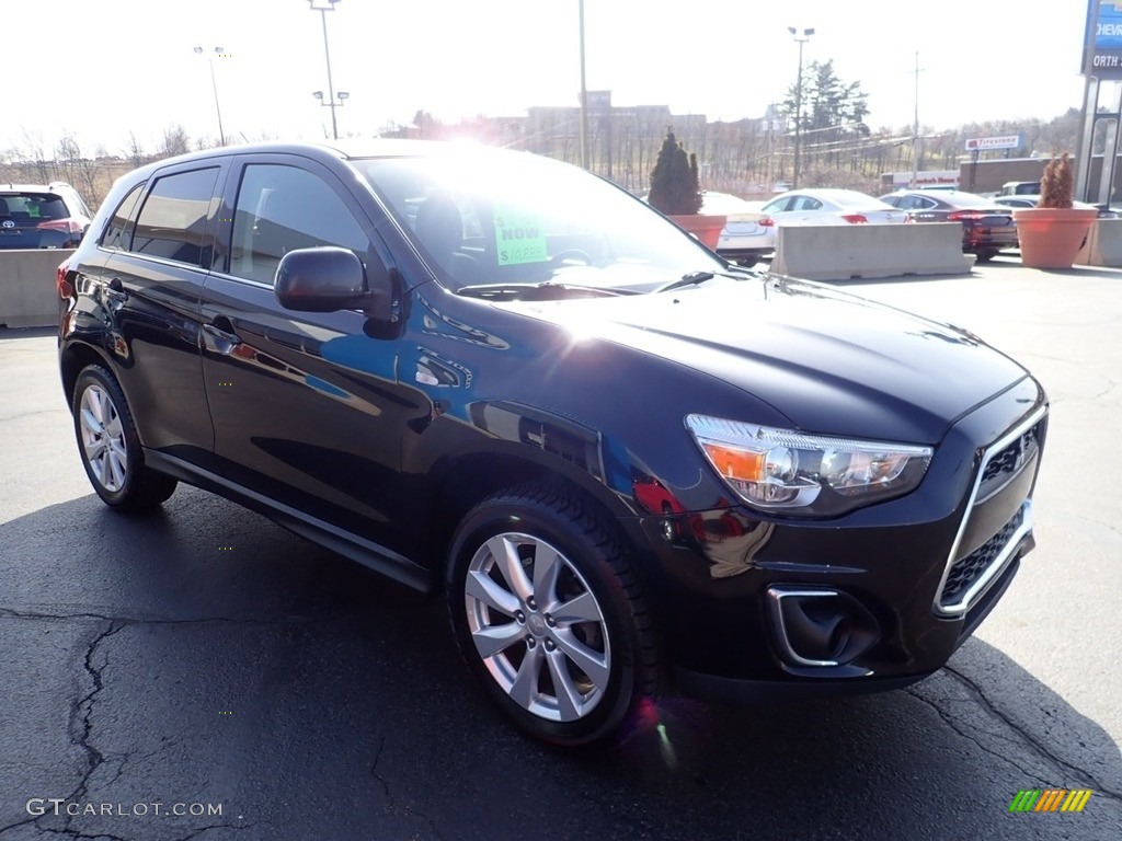 Labrador Black Pearl 2014 Mitsubishi Outlander Sport SE AWD Exterior Photo #141459893