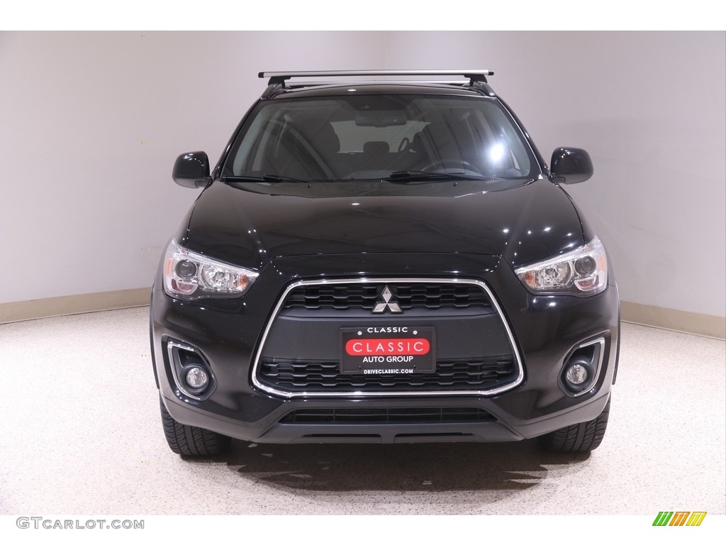 2013 Outlander Sport LE AWD - Labrador Black Pearl / Black photo #2