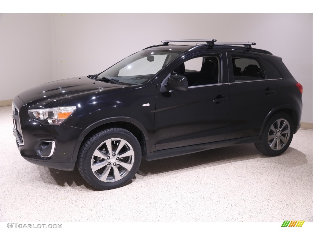 Labrador Black Pearl 2013 Mitsubishi Outlander Sport LE AWD Exterior Photo #141460542