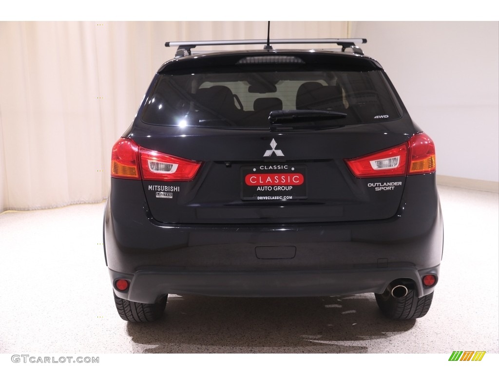 2013 Outlander Sport LE AWD - Labrador Black Pearl / Black photo #18