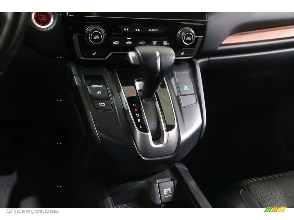 2018 CR-V EX-L AWD - Modern Steel Metallic / Black photo #12