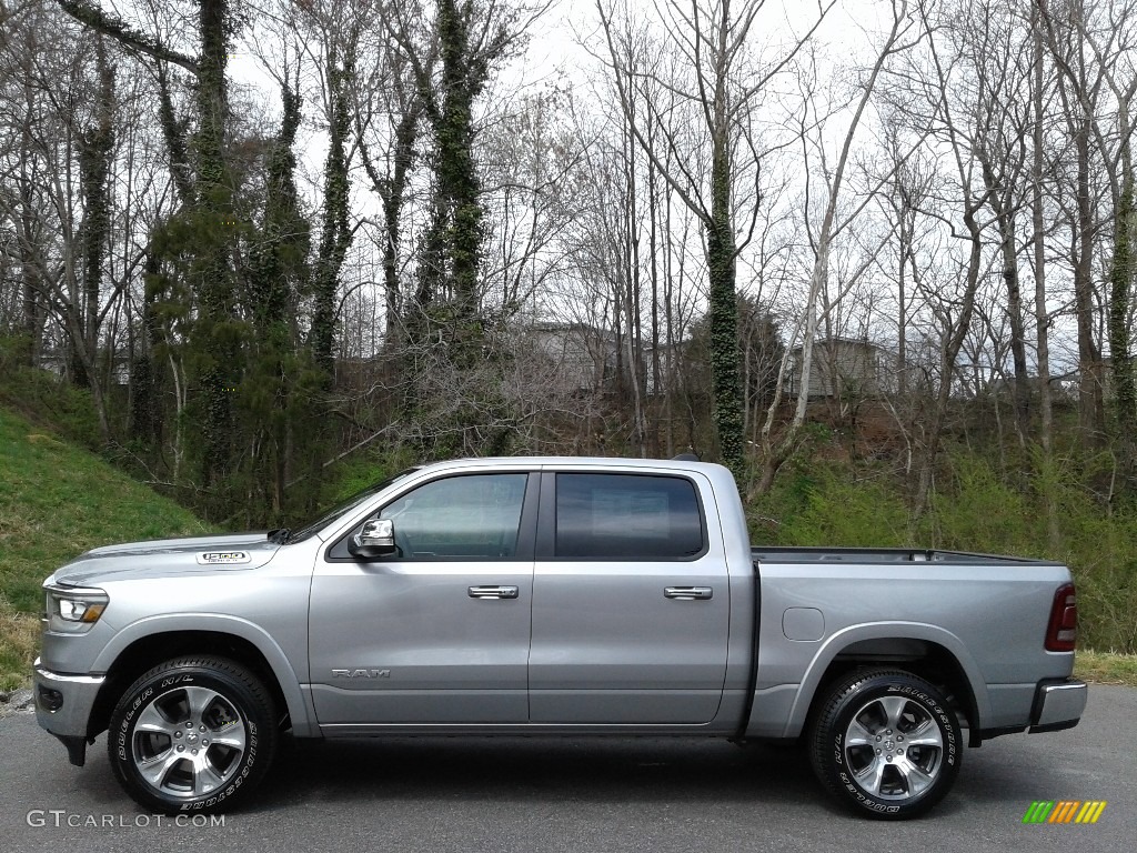 Billet Silver Metallic 2021 Ram 1500 Laramie Crew Cab 4x4 Exterior Photo #141462689