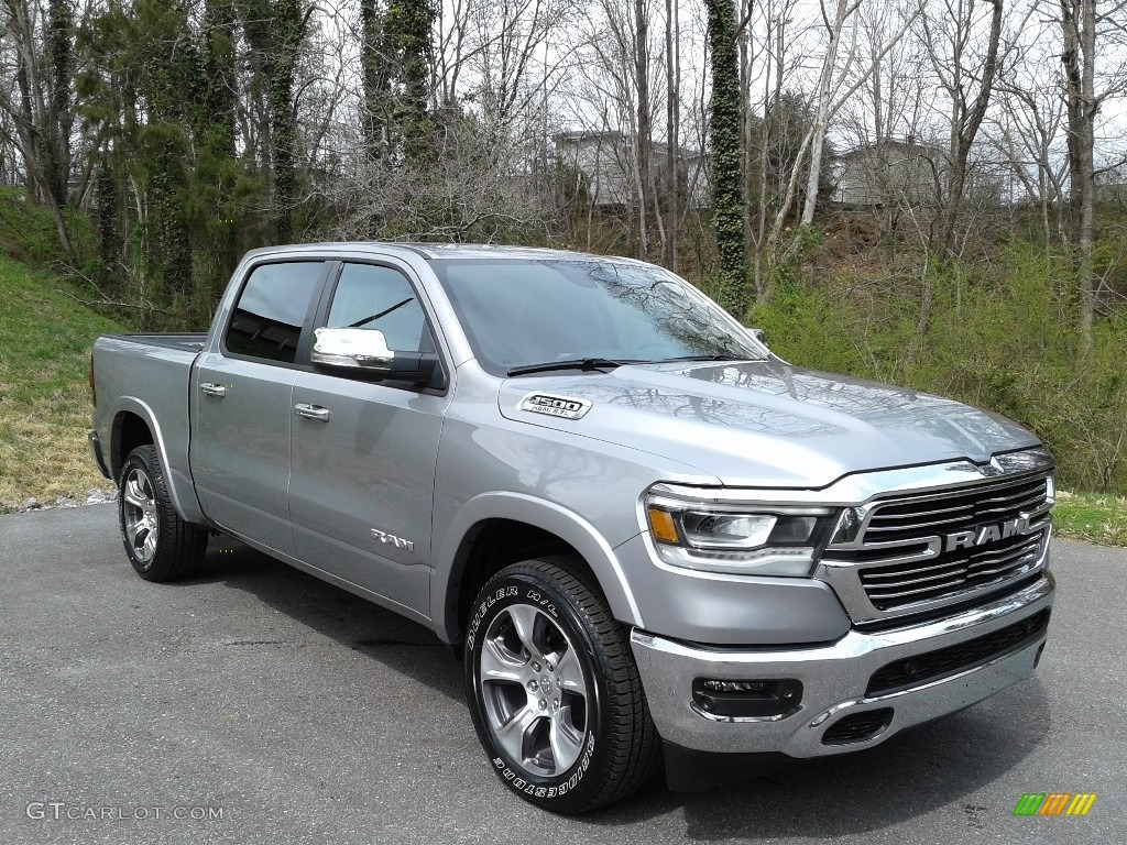 Billet Silver Metallic 2021 Ram 1500 Laramie Crew Cab 4x4 Exterior Photo #141462765
