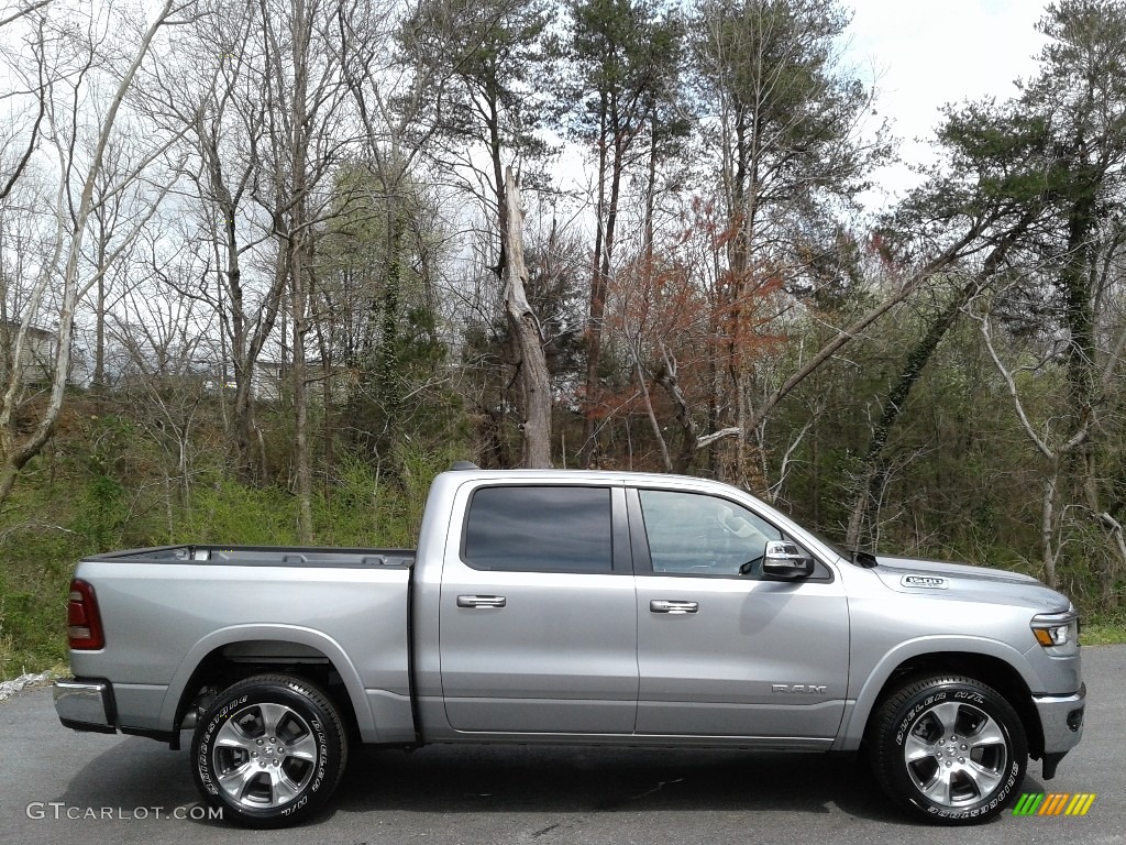 Billet Silver Metallic 2021 Ram 1500 Laramie Crew Cab 4x4 Exterior Photo #141462798