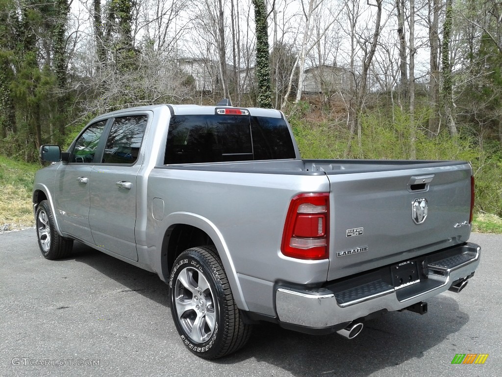 2021 1500 Laramie Crew Cab 4x4 - Billet Silver Metallic / Black photo #9