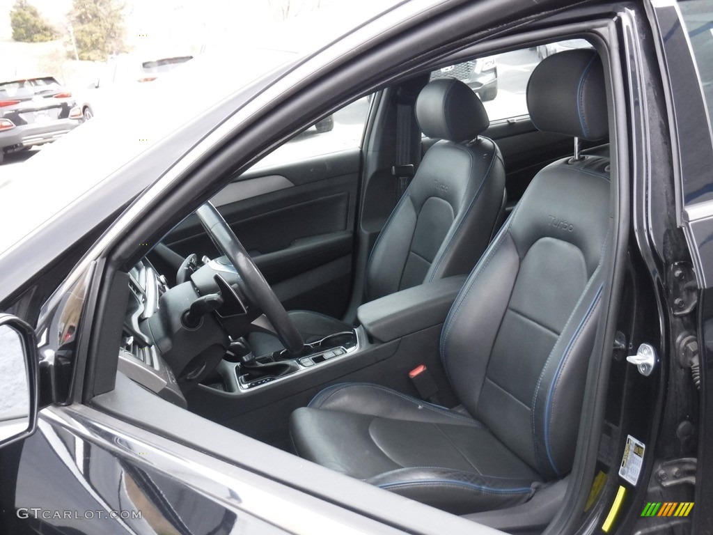 Black Interior 2018 Hyundai Sonata Limited 2.0T Photo #141463649
