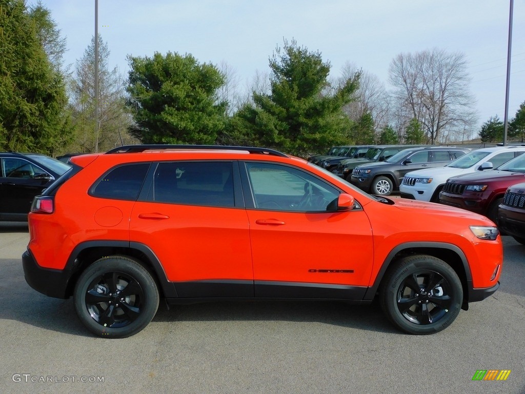 Spitfire Orange 2021 Jeep Cherokee Latitude 4x4 Exterior Photo #141463709