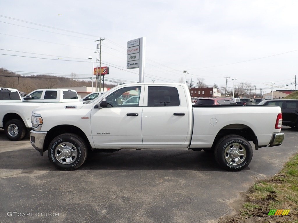 Bright White 2021 Ram 2500 Tradesman Crew Cab 4x4 Exterior Photo #141464250
