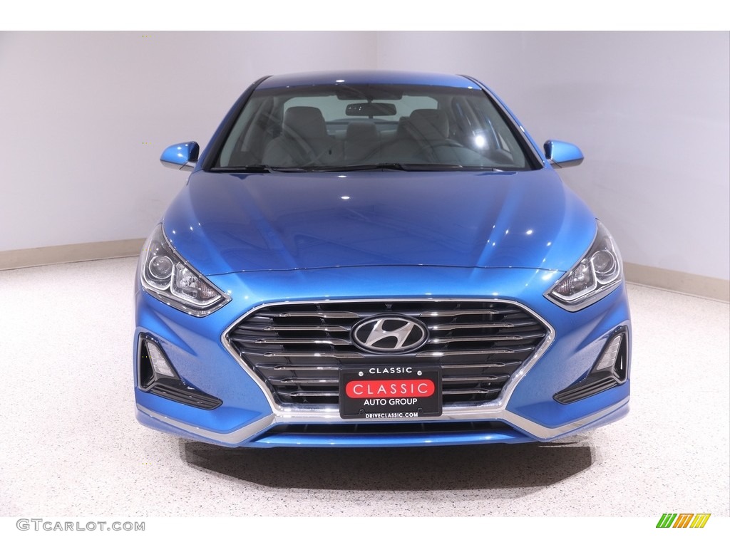 2018 Sonata SE - Electric Blue / Gray photo #2