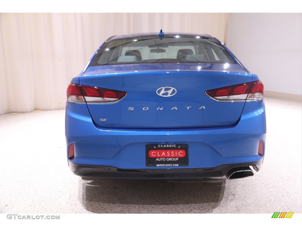2018 Sonata SE - Electric Blue / Gray photo #17