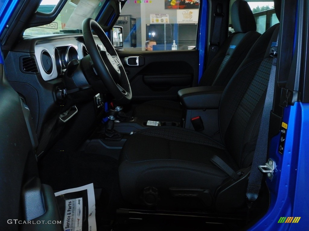 2021 Wrangler Islander 4x4 - Hydro Blue Pearl / Black photo #10