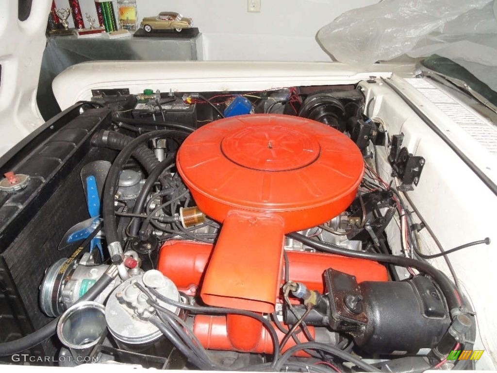 1958 Mercury Commuter 2 Door Station Wagon Engine Photos