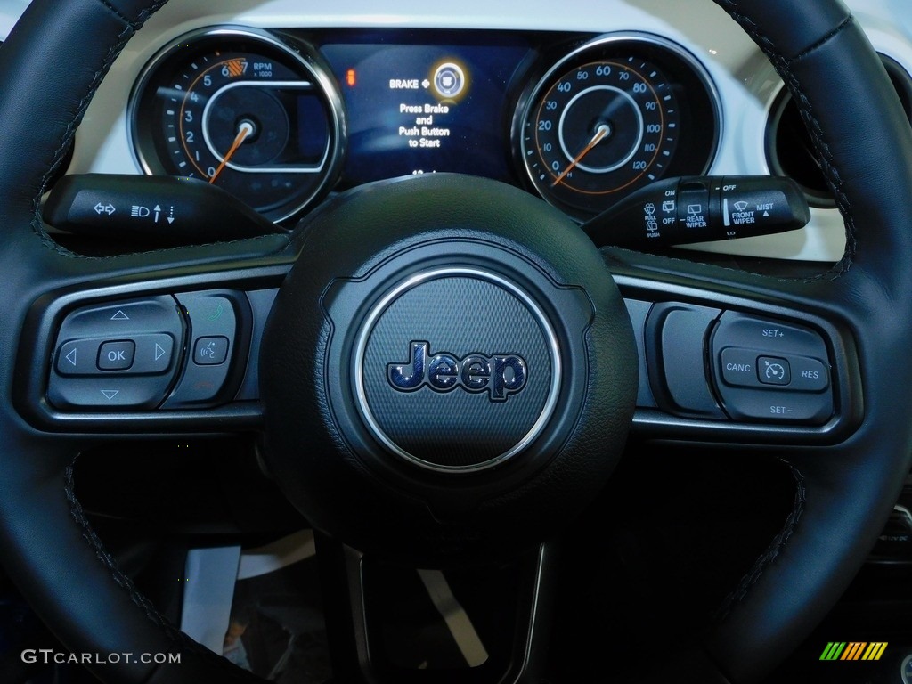 2021 Wrangler Islander 4x4 - Hydro Blue Pearl / Black photo #18