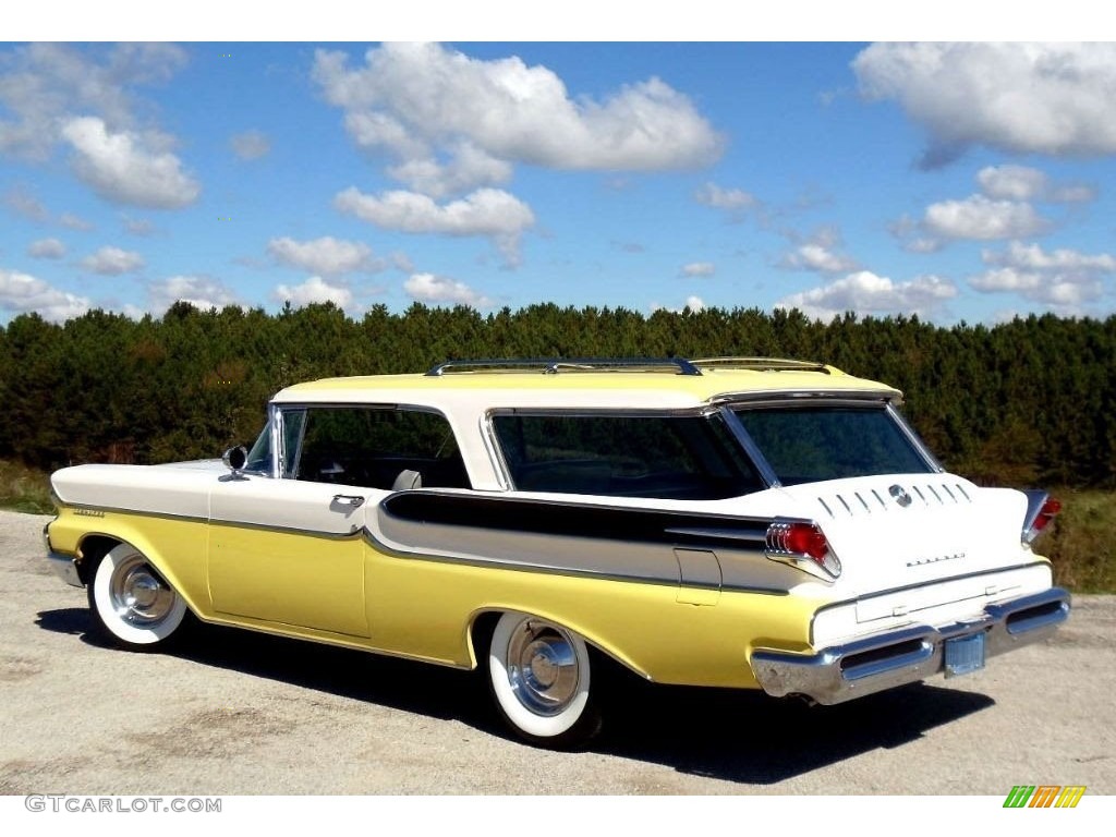 Mayfair Yellow 1958 Mercury Commuter 2 Door Station Wagon Exterior Photo #141465434