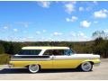 1958 Mayfair Yellow Mercury Commuter 2 Door Station Wagon  photo #14