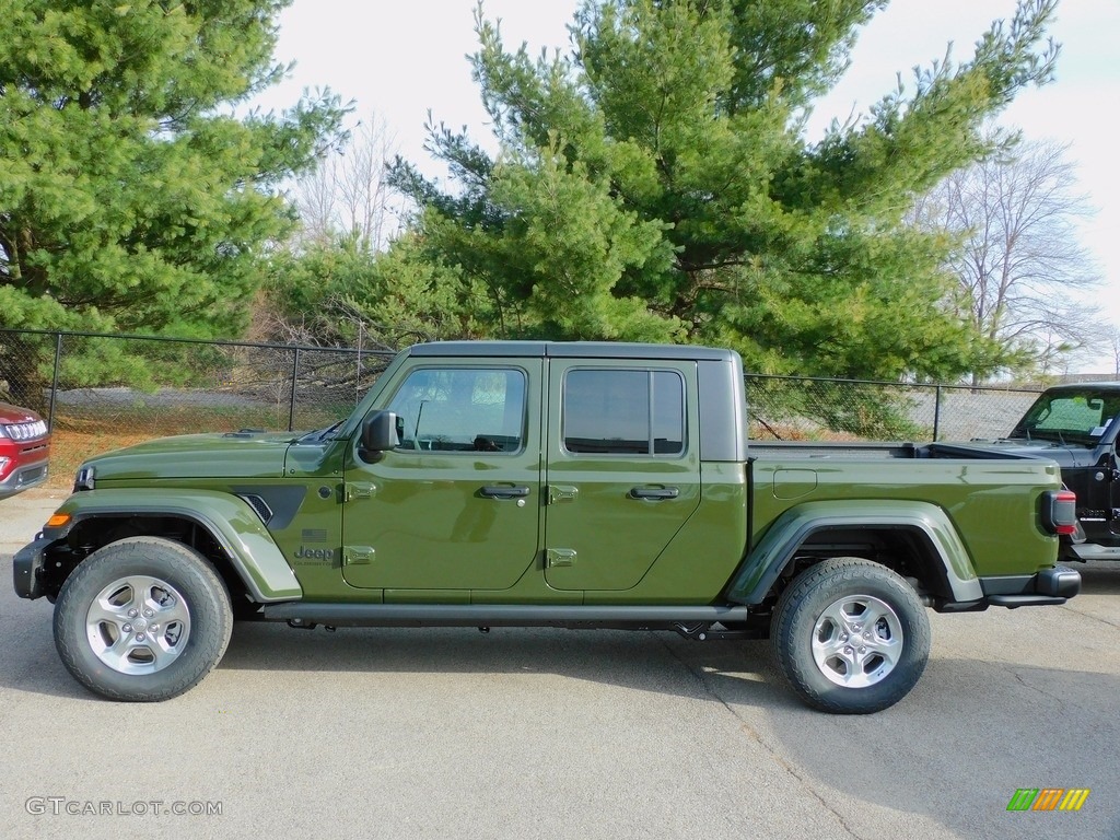 Sarge Green 2021 Jeep Gladiator Freedom Edition 4x4 Exterior Photo #141465698