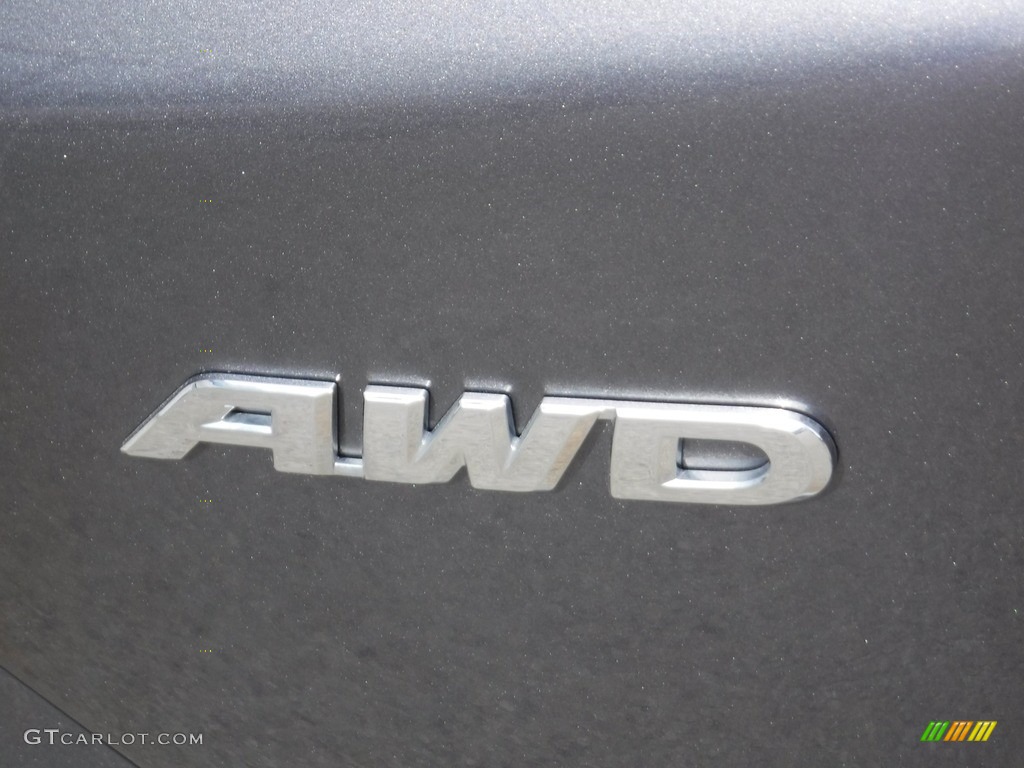 2018 CR-V EX-L AWD - Modern Steel Metallic / Black photo #10