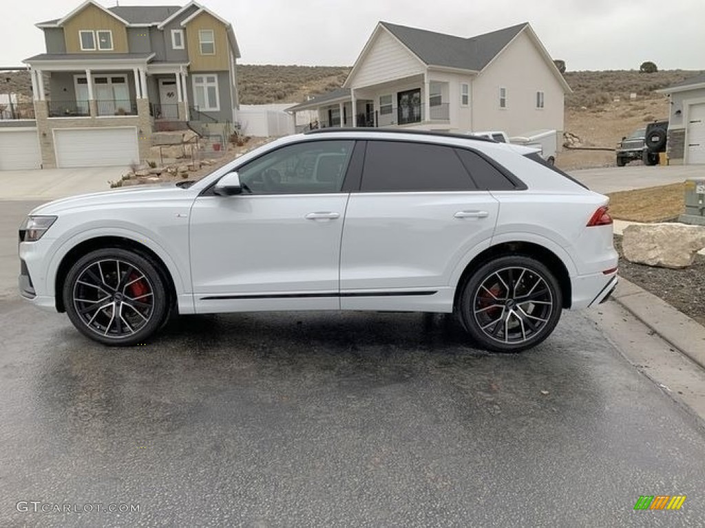 Carrara White 2019 Audi Q8 55 Prestige quattro Exterior Photo #141465911