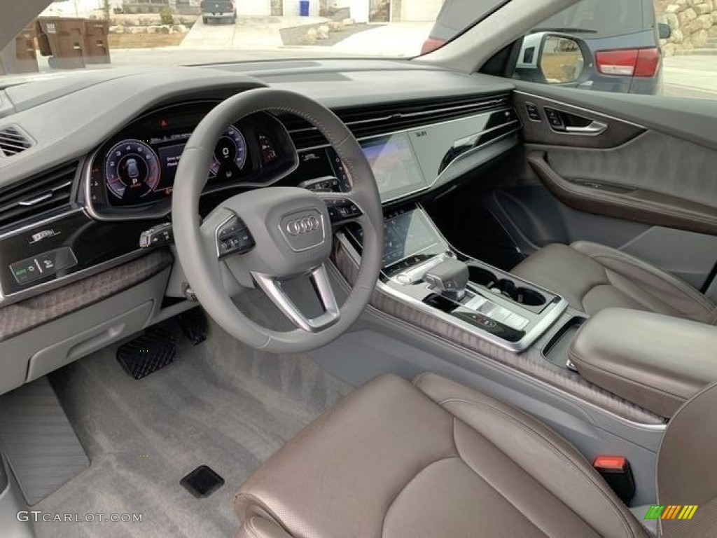 Okapi Brown Interior 2019 Audi Q8 55 Prestige quattro Photo #141465953