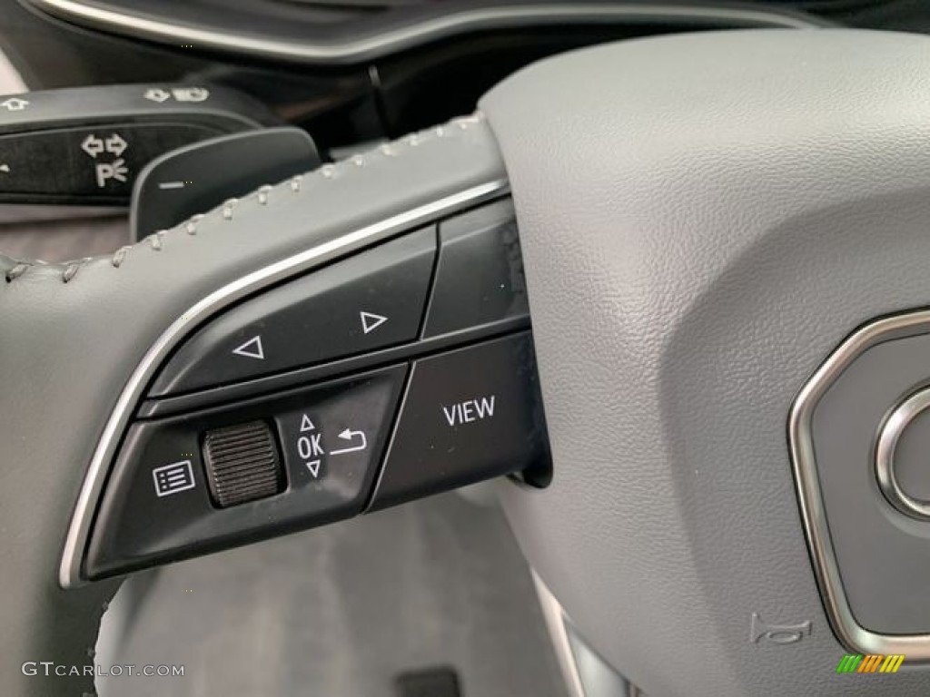 2019 Audi Q8 55 Prestige quattro Okapi Brown Steering Wheel Photo #141466352