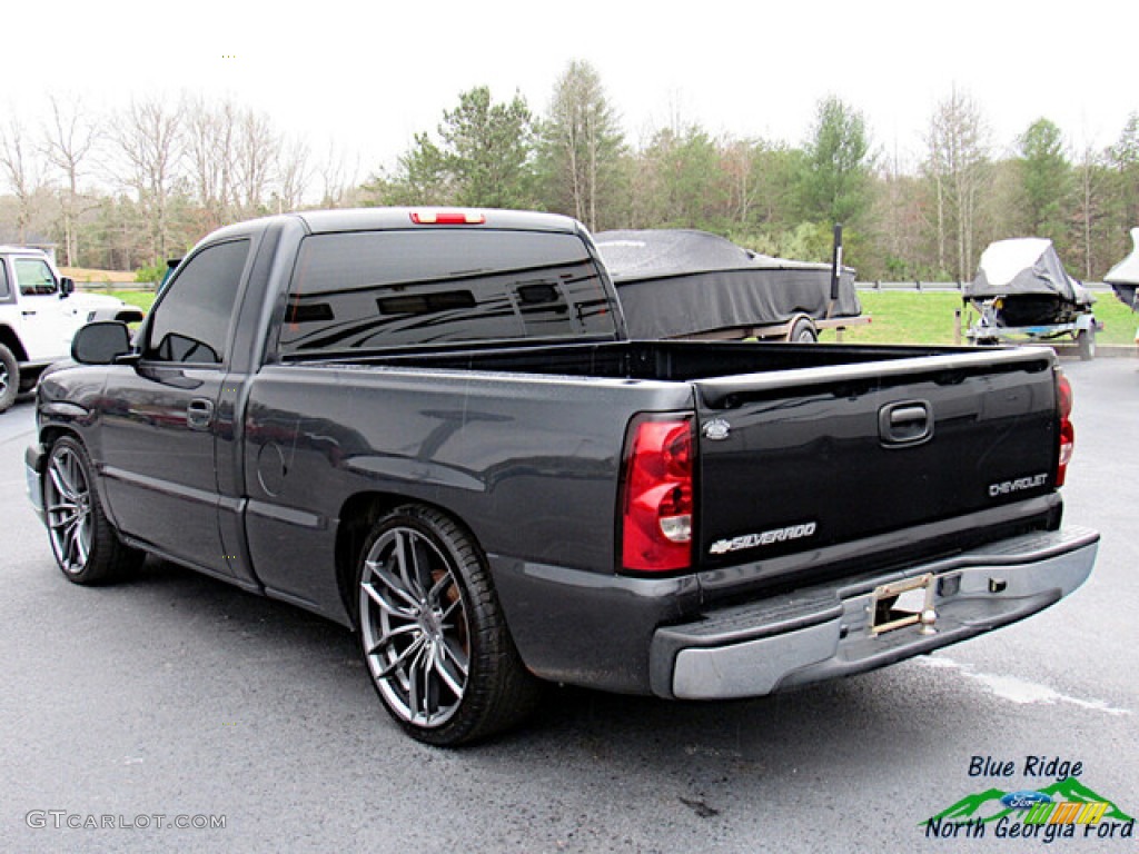 2005 Silverado 1500 LS Regular Cab 4x4 - Dark Gray Metallic / Dark Charcoal photo #4
