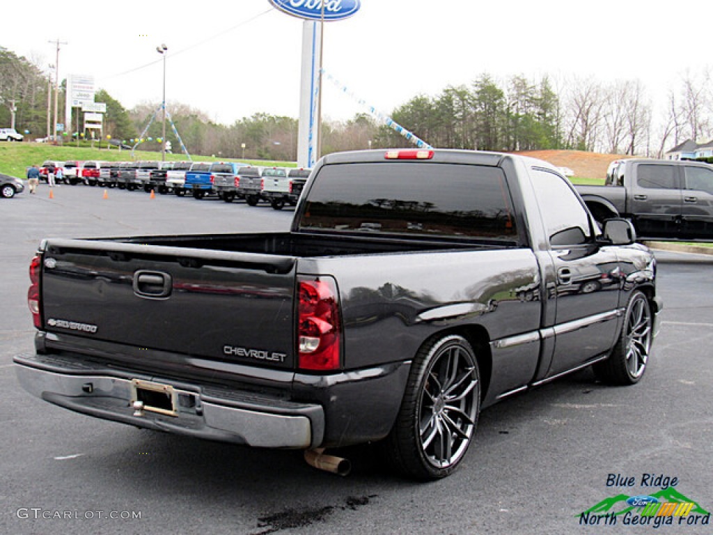 2005 Silverado 1500 LS Regular Cab 4x4 - Dark Gray Metallic / Dark Charcoal photo #6