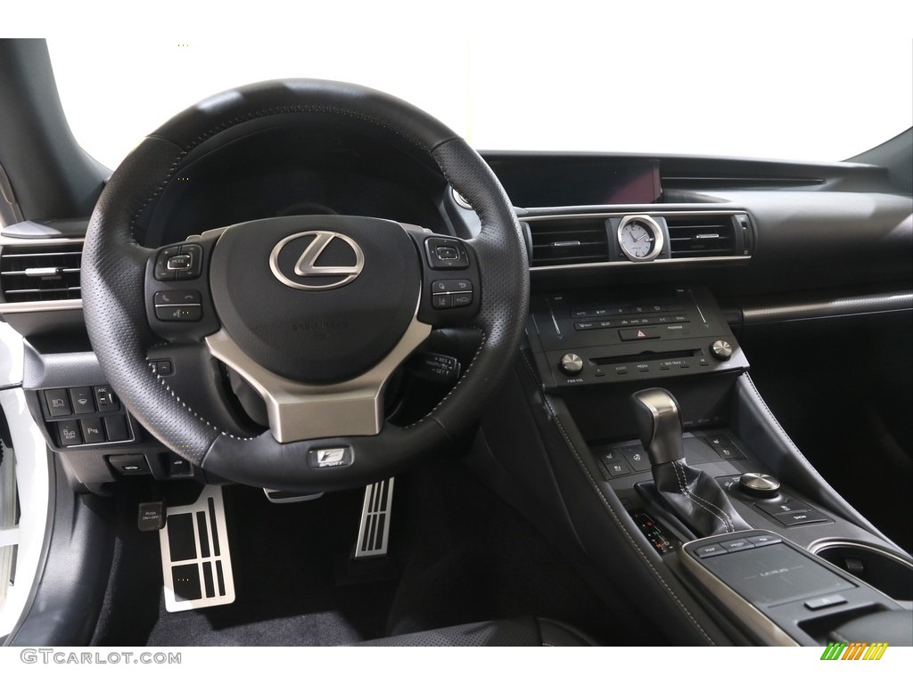 2018 Lexus RC 300 F Sport AWD Black Dashboard Photo #141466919