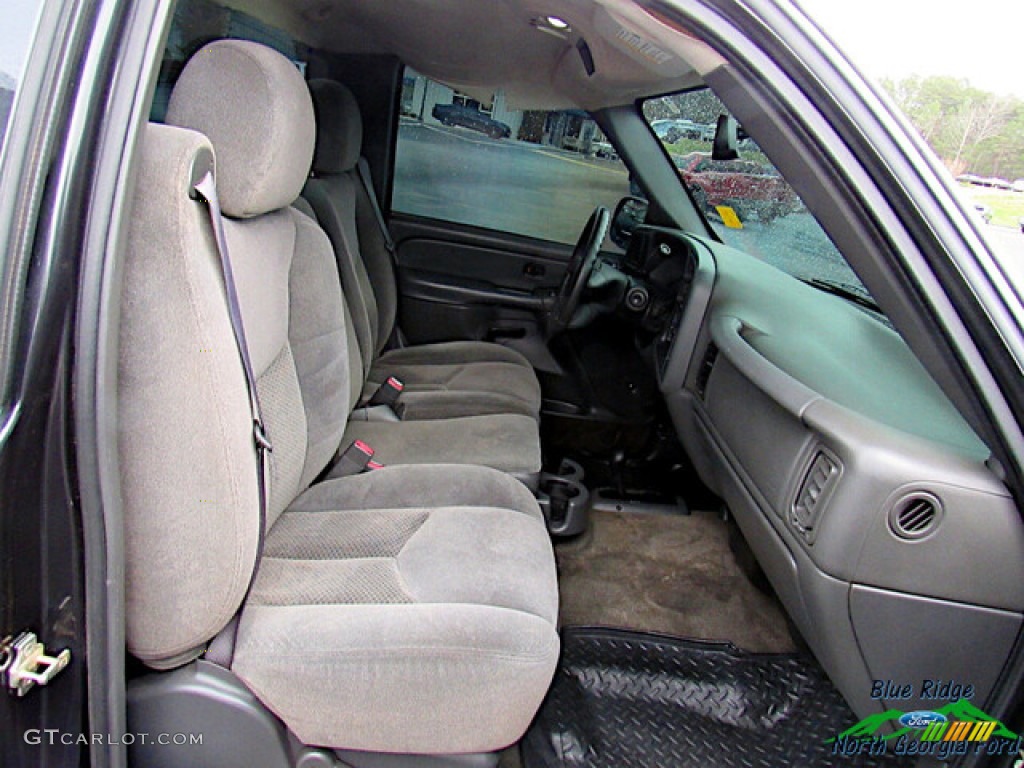 2005 Silverado 1500 LS Regular Cab 4x4 - Dark Gray Metallic / Dark Charcoal photo #13